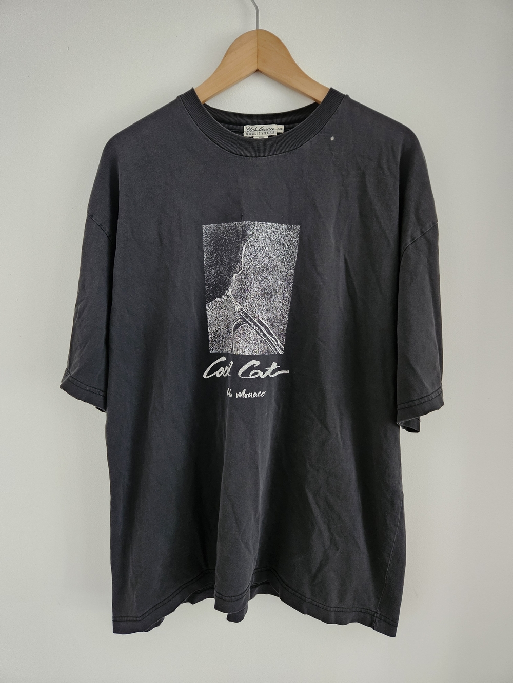 Vintage Club Monaco Cool Cat Shirt Mens Extra Large Jazz 90s